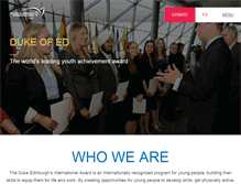 Tablet Screenshot of dukeofed.org